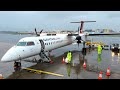 Flying in Marginal Weather - Full Flight - Dubbo to Sydney QantasLink QF2047 Dash 8 Q400