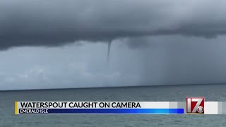 Water spout caught on video at NC coast