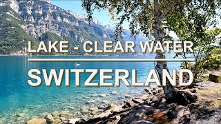 Schöne Blautöne - Klares Wasser - Walensee - Berge - Sommer 2022 - Schweiz