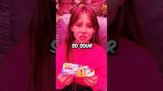 Sour Candy Challenge (EXTREME PICKLE) #shorts