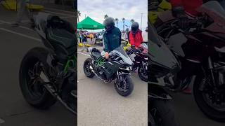 @imkay and My ninja h2 revving together ‼️ 😱🤤 *ergassm alert *