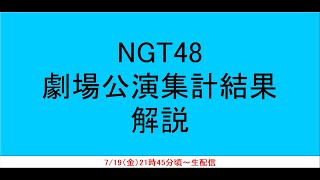 NGT48劇場公演集計解説【データ整理】