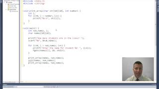 Intro to C Programming - C Strings Program