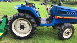 ISEKI TU180 4WD Compact Tractor \u0026 New Flail Mower