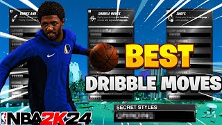BEST DRIBBLE MOVES IN NBA 2K24! FASTEST DRIBBLE MOVES & SIGS FOR SMALL GUARDS! ( UNDER 6'5 )