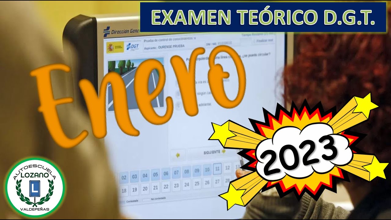 EXAMEN TEORICO ENERO 2023 - YouTube