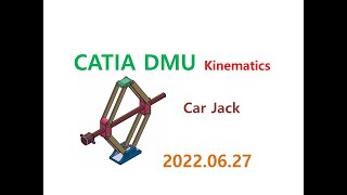 이학주-CATIA(카티아)-DMU Kinematics-Car Jack