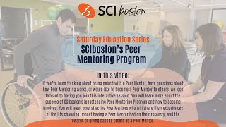 Saturday Education Series: SCIboston’s Peer Mentoring Program