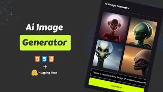 Ai Image Generator using HTML CSS & Javascript | Ai Image Generator using Javascript