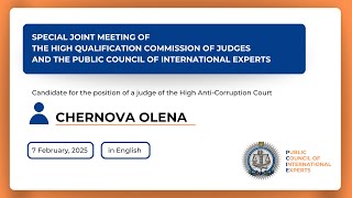 Special joint meeting in English Chernova Olena (07.02.2025)