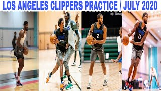 L.A Clippers Life Moments Everyday in Orlando Bubble, Practice for NBA Restart this July 2020