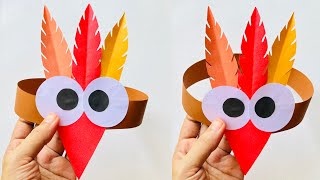 Thanksgiving Craft | Turkey Head Band Craft For Thanksgiving | Thanksgiving DIY