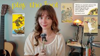 playing the fool & sharing your art
