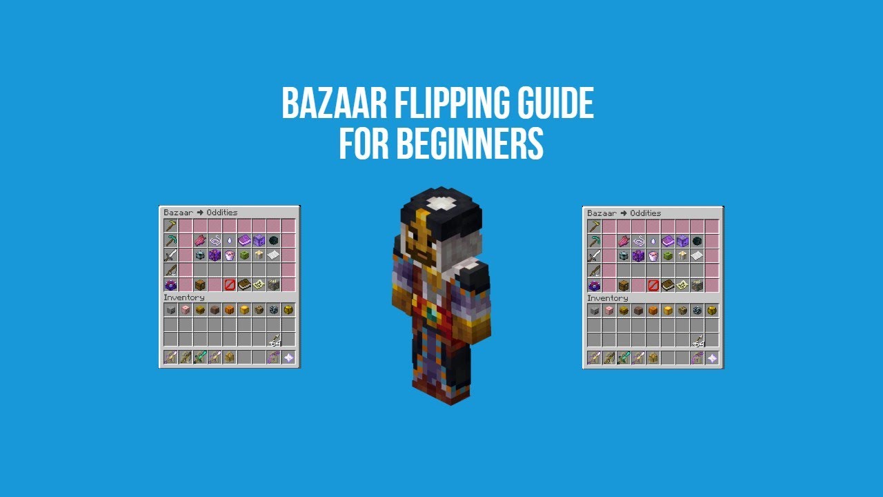 A Beginners Guide To Bazaar Flipping Hypixel Skyblock Youtube