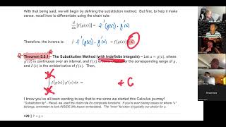 Calculus 1 - Section 5.5 & 5.6
