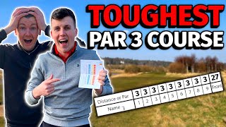 We played the UK's TOUGHEST Par 3 Golf Course and Scored __