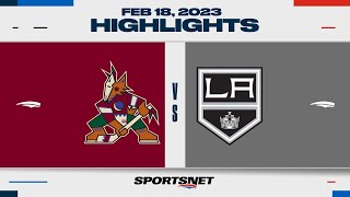 NHL Highlights | Coyotes vs. Kings - February 18, 2023