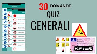 QUIZ GENERALI - Patente B English Theory