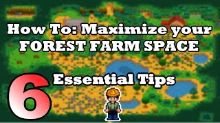 How To: Organize \u0026 Profit on Forest Farm in Stardew | 1.5 \u0026 1.6 |