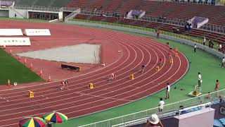 2018 茨城県高校総体陸上 男子八種競技400m 3組