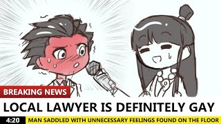 Edgeworth... Pretty... (Ace Attorney Comic Dub)