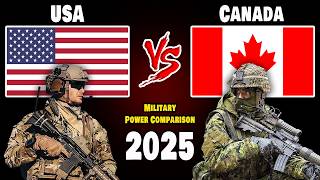 USA vs Canada Military Power Comparison 2025 | Canada vs USA Military Power 2025
