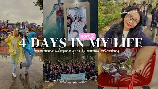 #23 uni vlog | part 2 studi banding himafarma udayana ke jatim | 4 days in my life