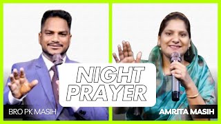 रात की प्रार्थना।।31 Days Of Victory।।Ps.PK\u0026Sis Amrita Masih।।Hindi Bible Message।।Yeshu Ki Mahima।।