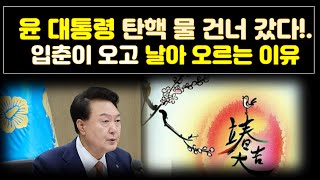 윤석열 대통령 입춘(入春)이 오면 사주의 운기(運氣)가 상승하고 탄핵이 물건너 가는 이유!