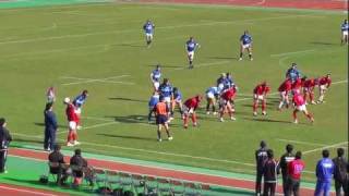 2012 兵庫県高校ラグビー東西対抗戦（前半）