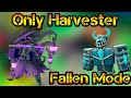 Only Harvester New Tower in Fallen Mode Roblox Tower Defense Simulator