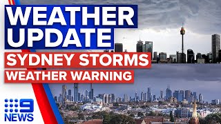 Possible storms in Sydney, Severe weather warning in Victoria | Weather | 9 News Australia