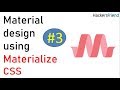 3.  Colors in Materialize CSS -  Materialize CSS tutorial
