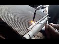 condenser aluminium welding