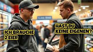 Undercover-Kunde kauft in seinem eigenen Supermarkt ein, doch Kassierer beleidigt ihn