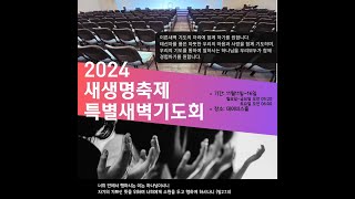 2024년 11월 16일(토) 태신자를 품는 특별새벽기도회 (그물을 배 오른편에 던지라 | 요한복음 21:1-6 | 송선강 목사)