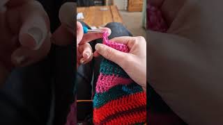 How to decrease stitches at the end of a row (crochet)