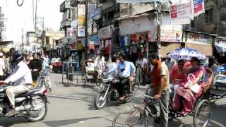 Kutub khana traffic in Bareilly, INDIA