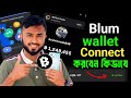 Blum wallet connect || Blum wallet connect bangla || Blum wallet connect kivabe korbo