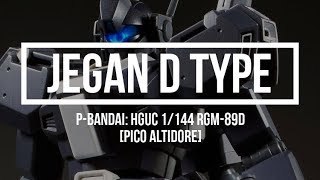 Preview P-Bandai HGUC 1/144 RGM 89D Jegan D Type Pico Altidore