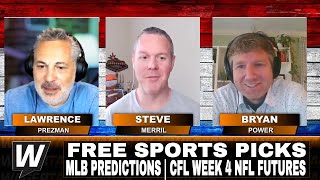 Free Sports Picks | WagerTalk Today | MLB Picks Today | NFL Futures & CFL Week 4 Betting | June 28