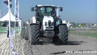 Demoagro 2015. Lamborghini MACH 250 VRT \u0026 Amazone Cenius 4003-2 TX Super