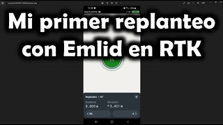 [GNSS] Mi primer REPLANTEO con EMLID en RTK