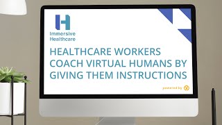 PPE Simulation: Healthcare Workers Coach Virtual Humans by Giving them Instructions