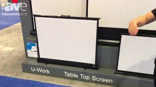 InfoComm 2018: Grandview Screen Demos Portable Pull Up Screens