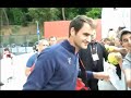 roger federer rome exclusive