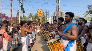 ഗംഭീര ചെണ്ടമേളം കൂടെ കാളിയും Chrakkal kaalidasan with chendamelam @ Panchavadi amavasi Ulsavam 2024