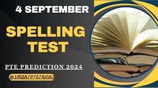 PTE Spellings Practice TEST  | Most Repeated Spellings in the real exam September 2024