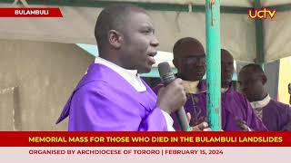 MEMORIAL MASS FOR THOSE WHO DIED IN THE NOVEMBER 2024 BULAMBULI LANDSLIDES | ARCHDIOCESE OF TORORO