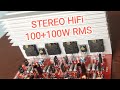 100+100W RMS HiFi stereo amplifier.8921539821whatsap